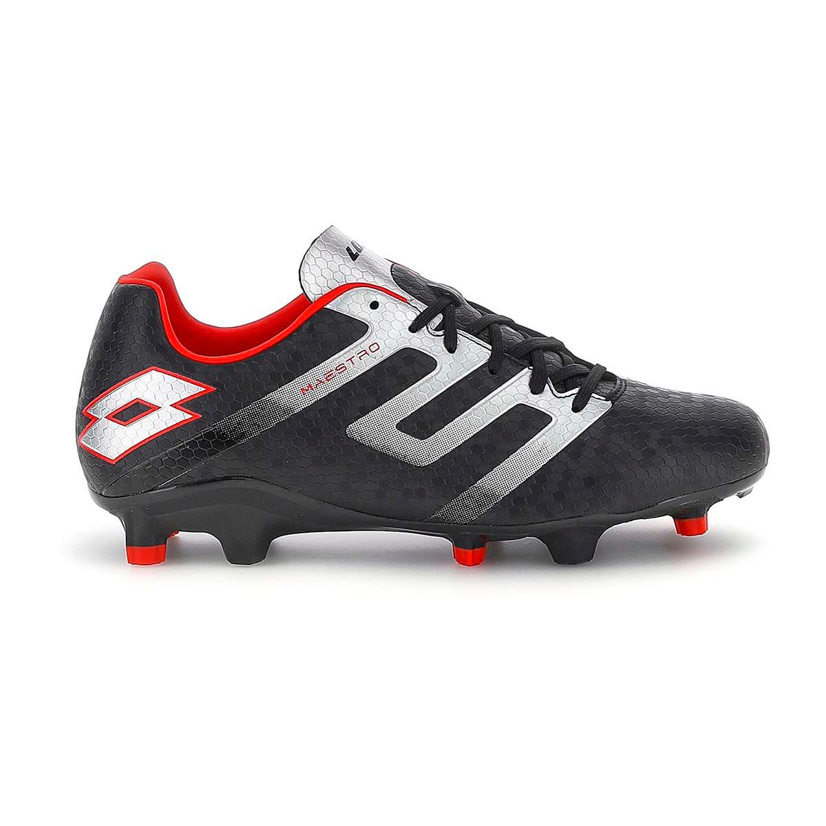 Zapato de Fútbol Hombre Lotto - Maestro FG 700 Negro Rojo