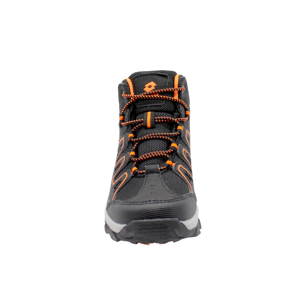 Zapatilla Outdoor Niña Lotto - Cortina HC Negro Naranjo