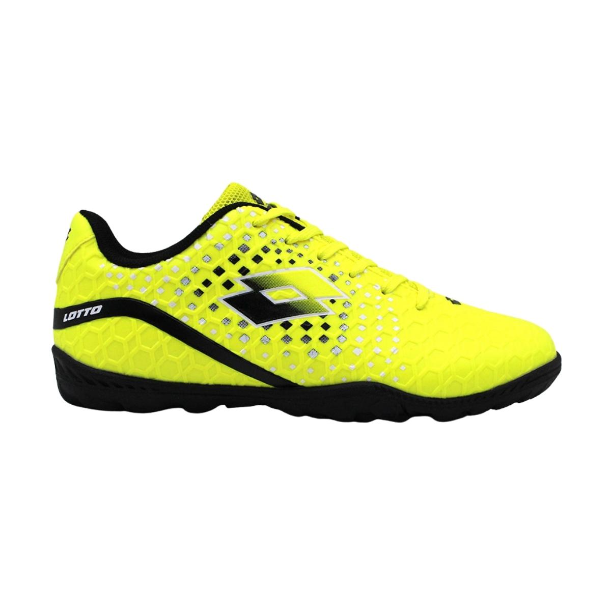 Zapato Baby Fútbol  Juvenil Lotto - Zenda  TF Amarillo Negro