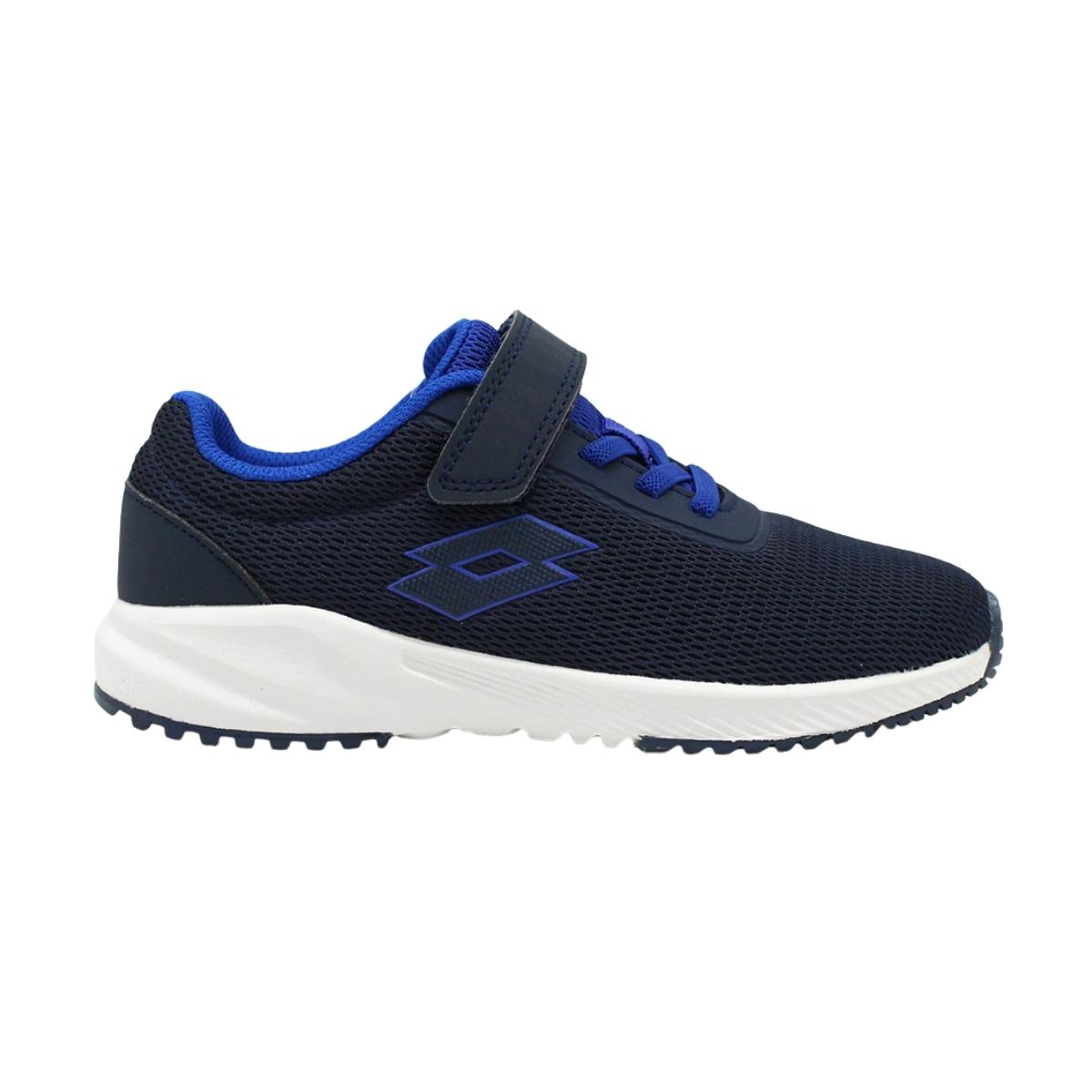 Zapatilla Running Niño Lotto - Challenge Azul Blanco