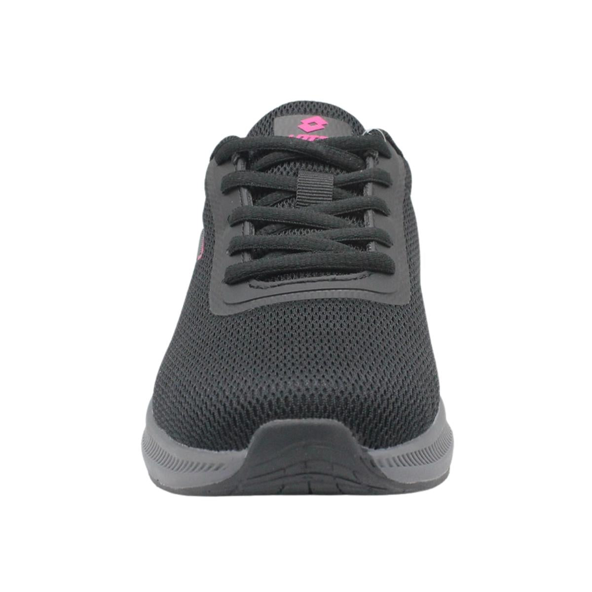 Zapatillas Running Mujer Lotto - Challenge Negro Rojo