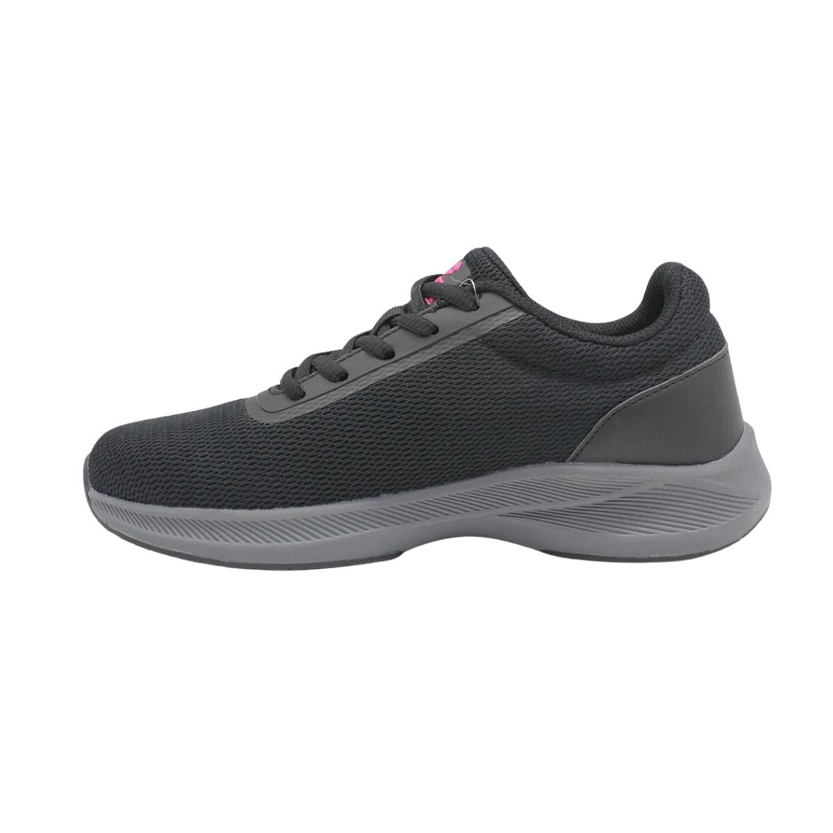 Zapatillas Running Mujer Lotto - Challenge Negro Rojo