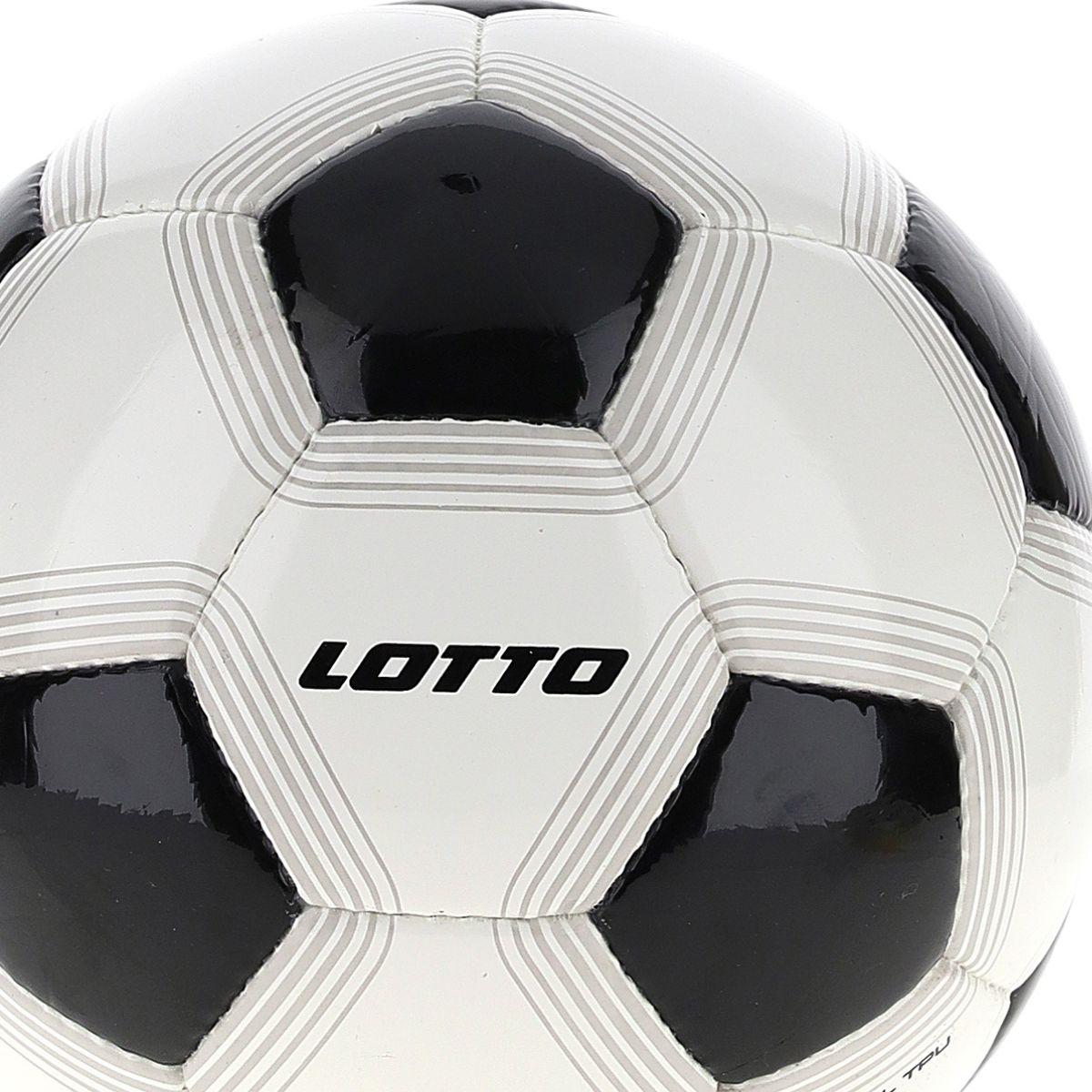 Balón de Fútbol  Nro. 5 Lotto - Stadio 500 Blanco Negro
